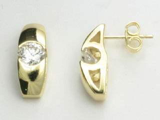 Brincos  JOIA BANHADA OURO 18K