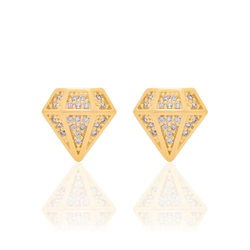 Brincos  JOIA BANHADA OURO 18K