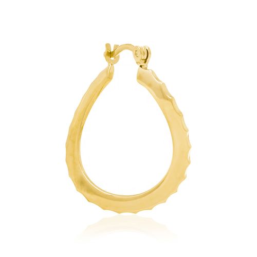 BRINCO ARGOLA BANHADO A OURO 18K