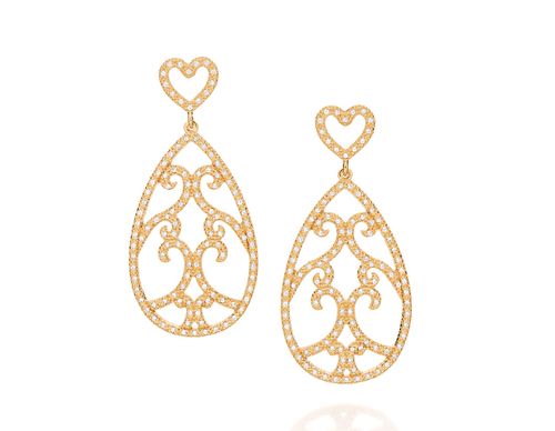 Brincos  JOIA BANHADA OURO 18K