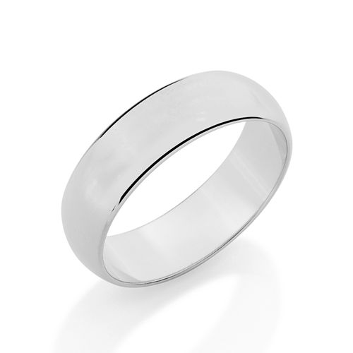 ALIANÇA BANHADA A RHODIUM