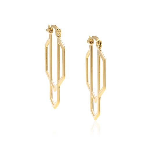 BRINCO BANHADO A OURO 18K ARGOLA