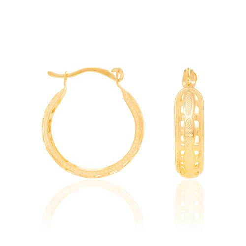 BRINCO BANHADO A OURO 18K ARGOLA