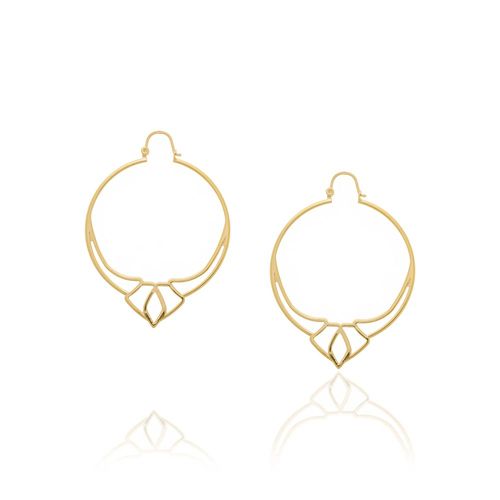 BRINCO BANHADO A OURO 18K ARGOLA