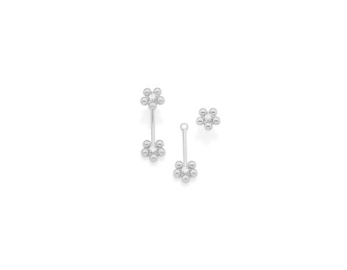 BRINCO BANHADO A RHODIUM COM ZIRCÔNIAS