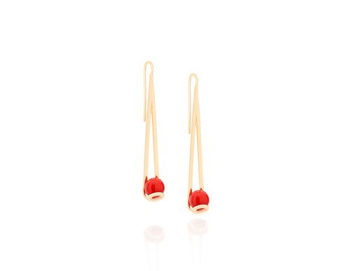 Brincos  JOIA BANHADA OURO 18K