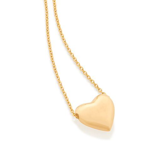 GARGANTILHA CORAÇÃO BANHADA A OURO 18K