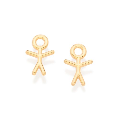 BRINCO MENINO PALITO BANHADO A OURO 18K
