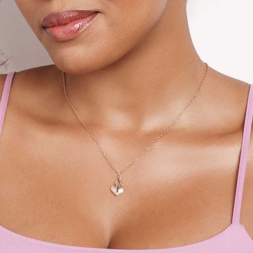 GARGANTILHA CORAÇÃO BANHADA A OURO 18K