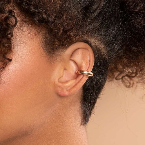 BRINCO PIERCING DE PRESSÃO BANHADO A OURO 18K