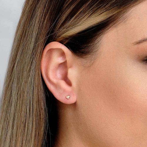 BRINCO CORAÇÃO BANHADO A OURO 18K