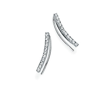 BRINCO BANHADO A RHODIUM COM CRISTAIS