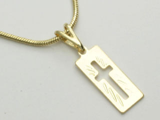 PINGENTE BANHADO A OURO 18K