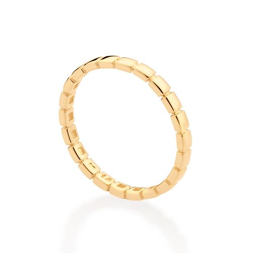 ALIANÇA BANHADA A OURO 18K