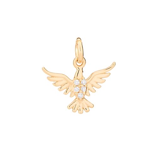 PINGENTE ESPÍRITO SANTO BANHADO A OURO 18K