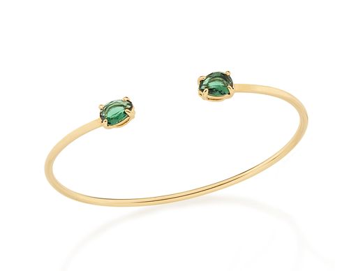 BRACELETE BANHADO A OURO 18K COM CRISTAIS