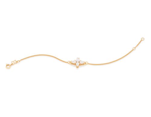 PULSEIRA BANHADA A OURO 18K COM ESTRELA