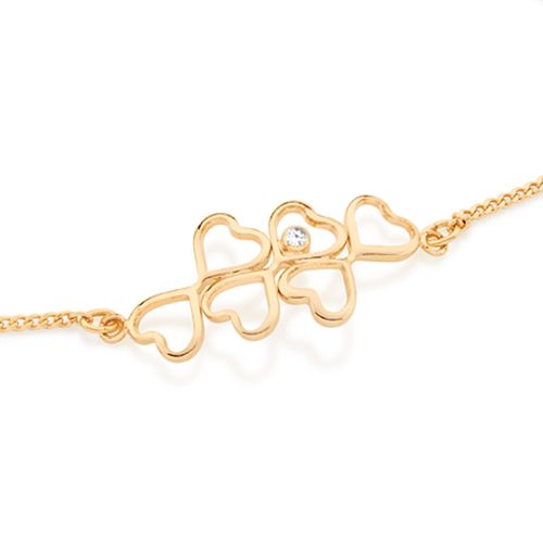 PULSEIRA BANHADA A OURO 18K COM ZIRCÔNIAS