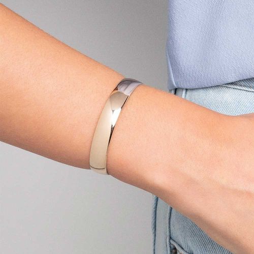 BRACELETE ARO LISO BANHADO A OURO 18K