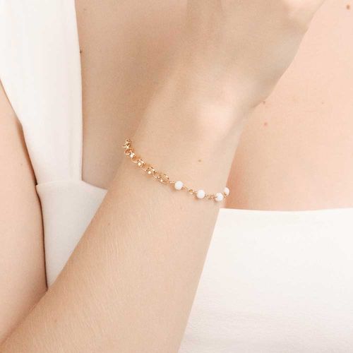 PULSEIRA BANHADA A OURO 18K COM CRISTAIS