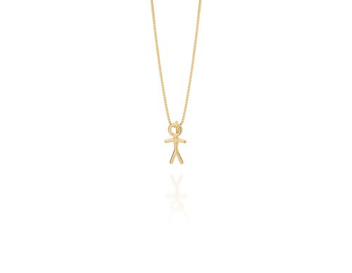 PINGENTE BANHADO A OURO 18K MENINO