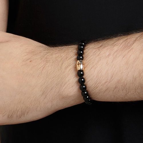 SHAMBALA COM PEDRAS SINTÉTICAS BANHADA A OURO 18K