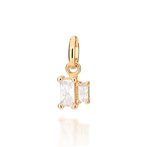 PINGENTE BANHADO A OURO 18K COM ZIRCÔNIAS