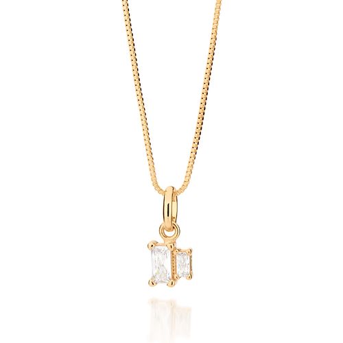 PINGENTE BANHADO A OURO 18K COM ZIRCÔNIAS