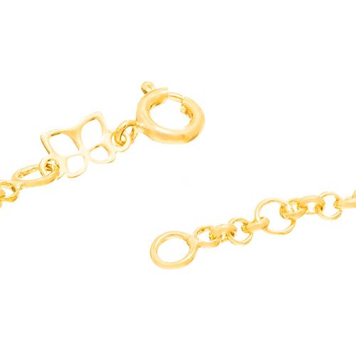 PULSEIRA BANHADA A OURO 18K COM CRISTAIS