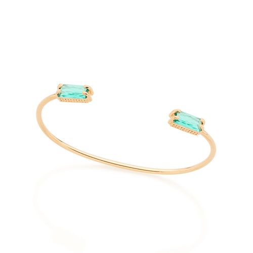 PULSEIRA BANHADA A OURO 18K COM CRISTAIS E ZIRCÔNIAS