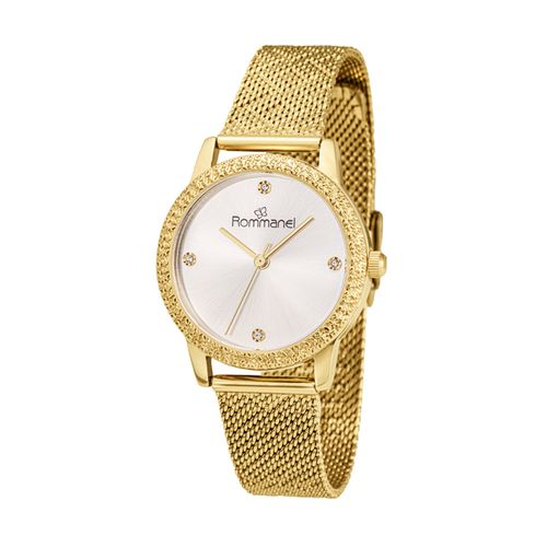 RELÓGIO ANALÓGICO SOCIAL DOURADO