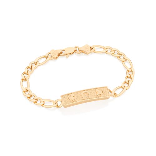 PULSEIRA BANHADA A OURO 18K MASCULINA