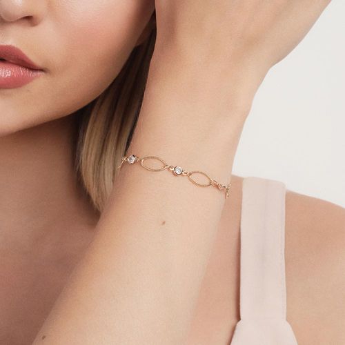 PULSEIRA BANHADA A OURO 18K COM ZIRCÔNIAS