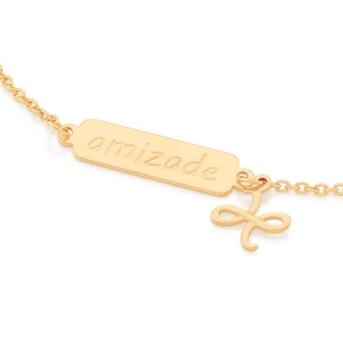PULSEIRA BANHADA A OURO 18K AMIZADE