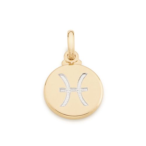 PINGENTE BANHADO A OURO 18K SIGNO DE PEIXES