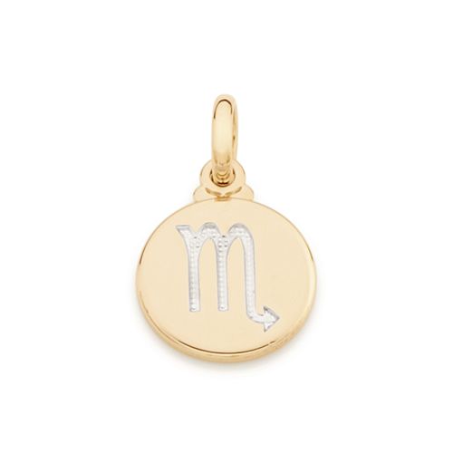 PINGENTE BANHADO A OURO 18K SIGNO DE ESCORPIÃO