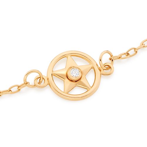PULSEIRA BANHADO A OURO 18K COM ZIRCÔNIA