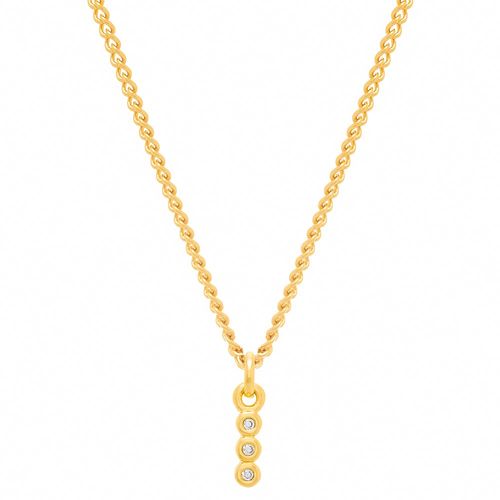 PINGENTE INFANTIL BANHADO A OURO 18K COM CÍRCULOS EMPILHADOS