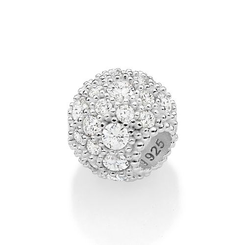 BERLOQUE STOPPER SEPARADOR DE PRATA COM ZIRCÔNIAS