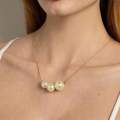 GARGANTILHA BANHADA A OURO 18K COM PÉROLAS