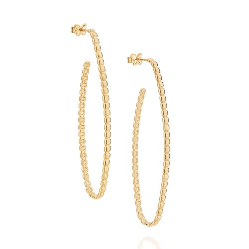 BRINCO ARGOLA BANHADO A OURO 18K