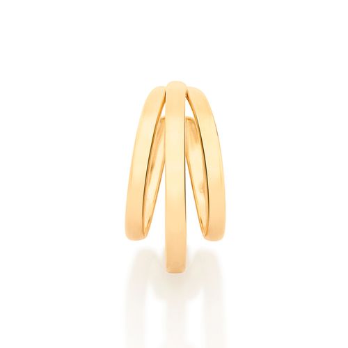 BRINCO PIERCING DE PRESSÃO BANHADO A OURO 18K