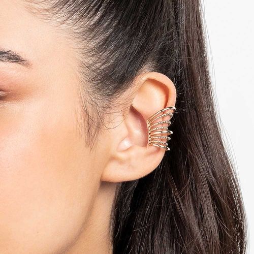 BRINCO PIERCING DE PRESSÃO BANHADO A OURO 18K