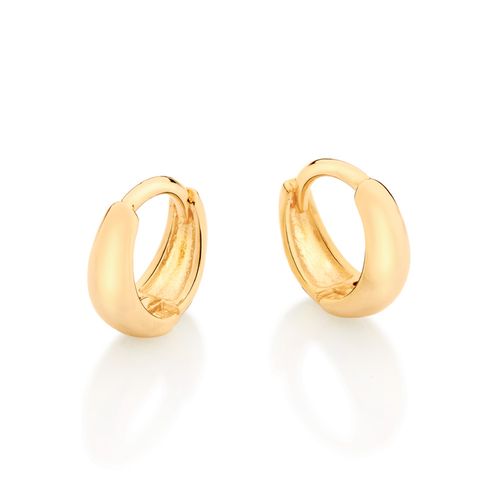BRINCO ARGOLA BANHADO A OURO 18K