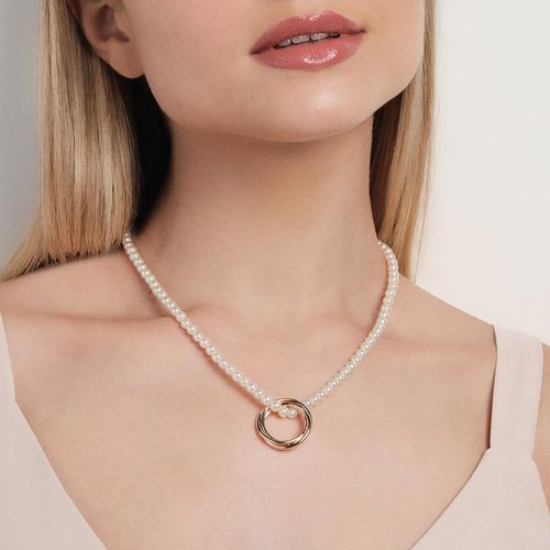 GARGANTILHA BANHADA A OURO 18K COM PÉROLAS