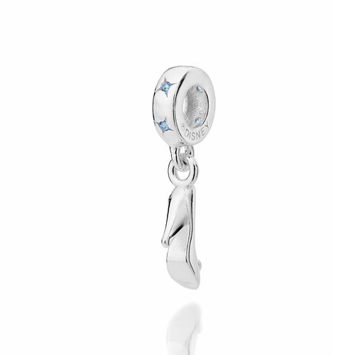 BERLOQUE SAPATO DA CINDERELA EM 3D DE PRATA MACIÇA 925 COM ZIRCÔNIAS