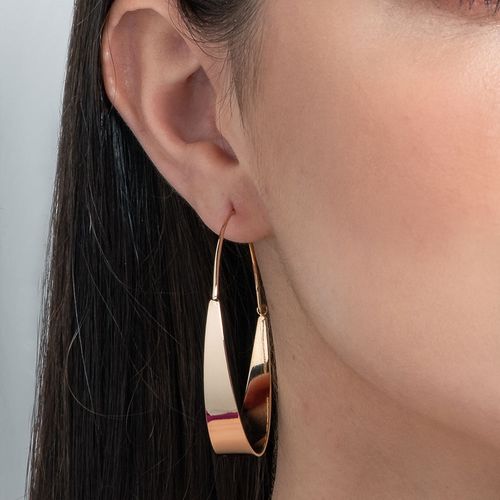 BRINCO ARGOLA BANHADO A OURO 18K