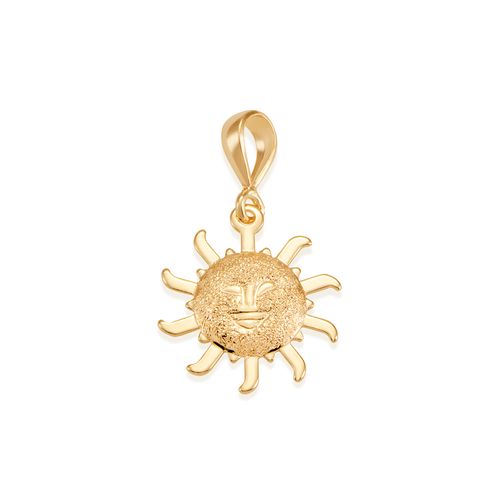PINGENTE SOL BANHADO A OURO 18K