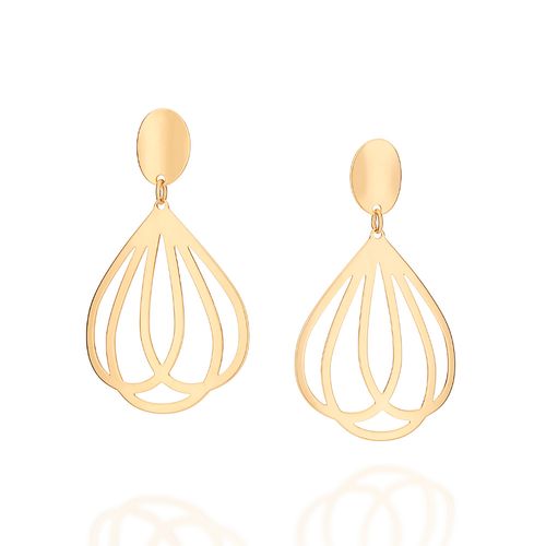 MAXI BRINCO BANHADO A OURO 18K