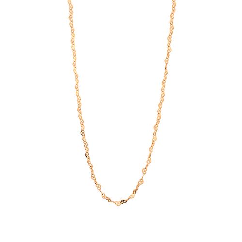 GARGANTILHA CORAÇÃO INFINITO BANHADA A OURO 18K